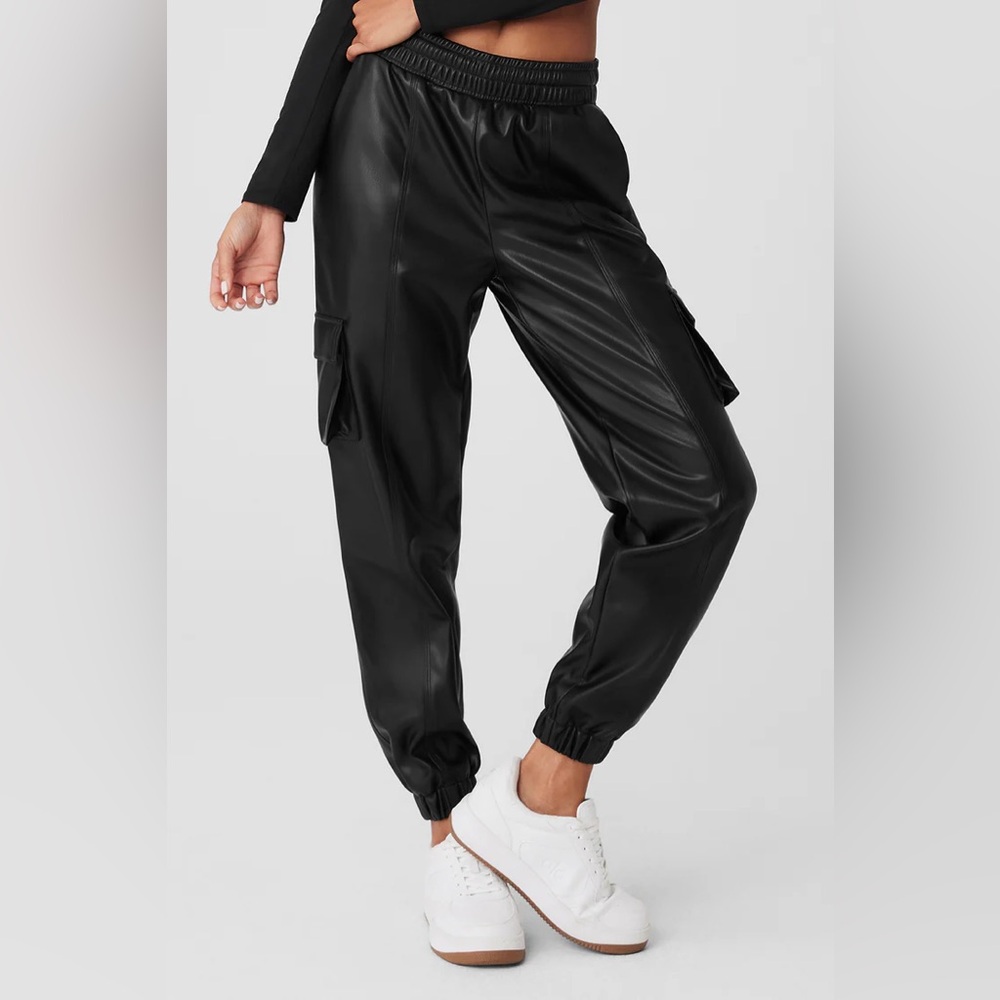 Alo leather joggers